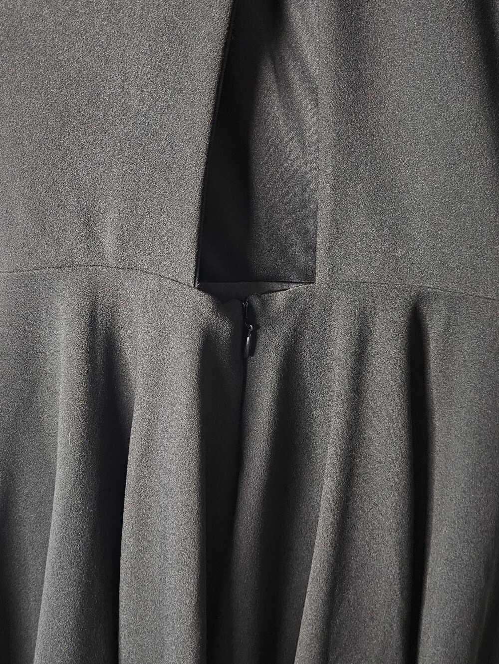 Lulus Black Fit & Flare Skater Cocktail Dress Strappy Back Size S Cocktail NWT - Picture 8 of 15